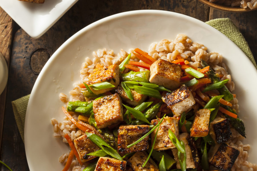 Homemade Tofu Stir Fry Meat Substitutes